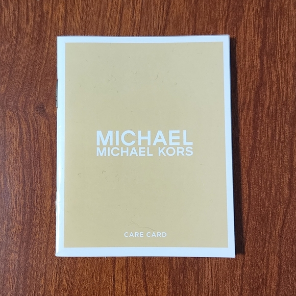 Michael Kors Handbags - Michael Kors Handbag Care Card Booklet